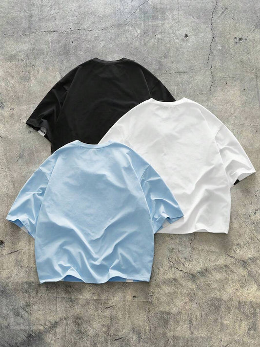 Kit Pavtros Color Block 3 Camisetas — Foto 2