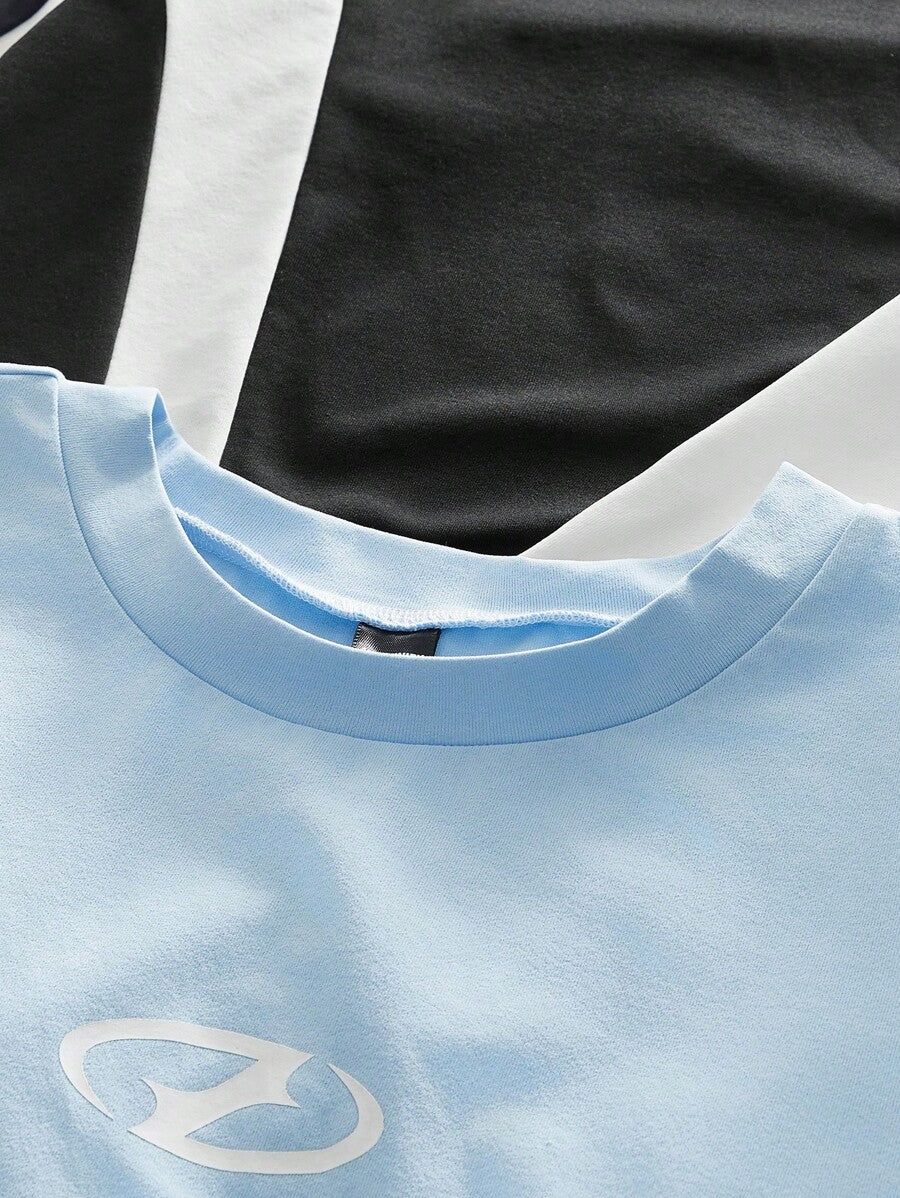 Kit Pavtros Color Block 3 Camisetas