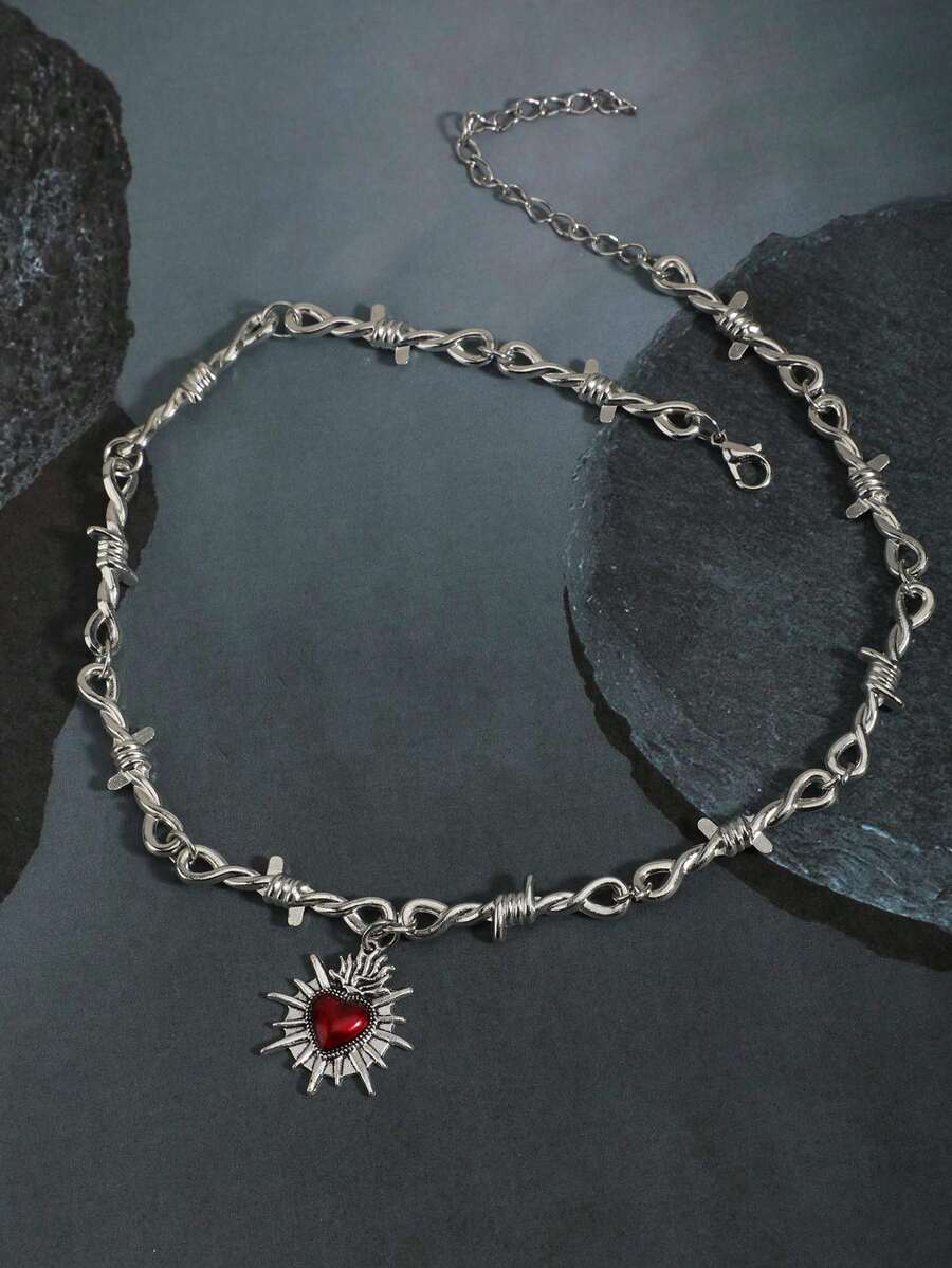 Colar Gothic Heart