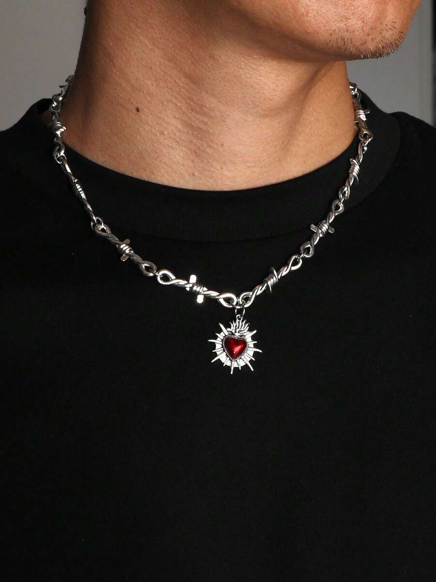 Colar Gothic Heart