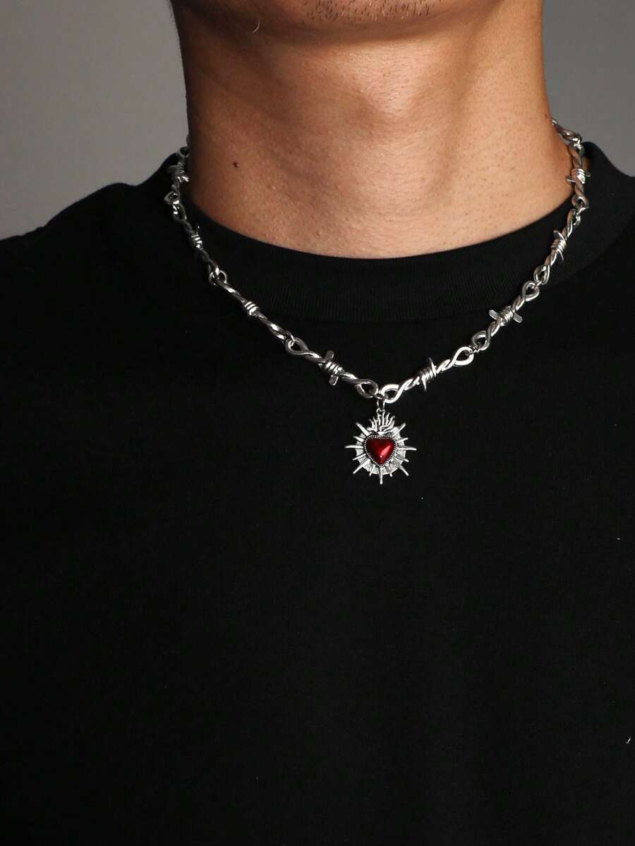 Colar Gothic Heart