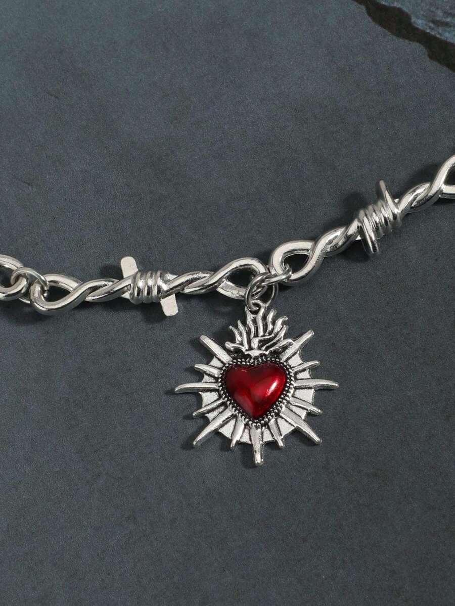 Colar Gothic Heart