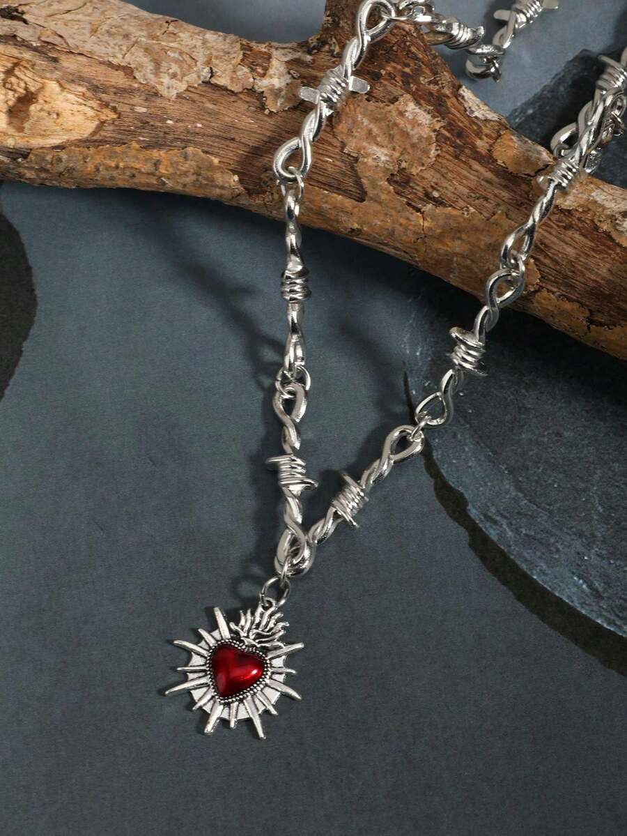 Colar Gothic Heart