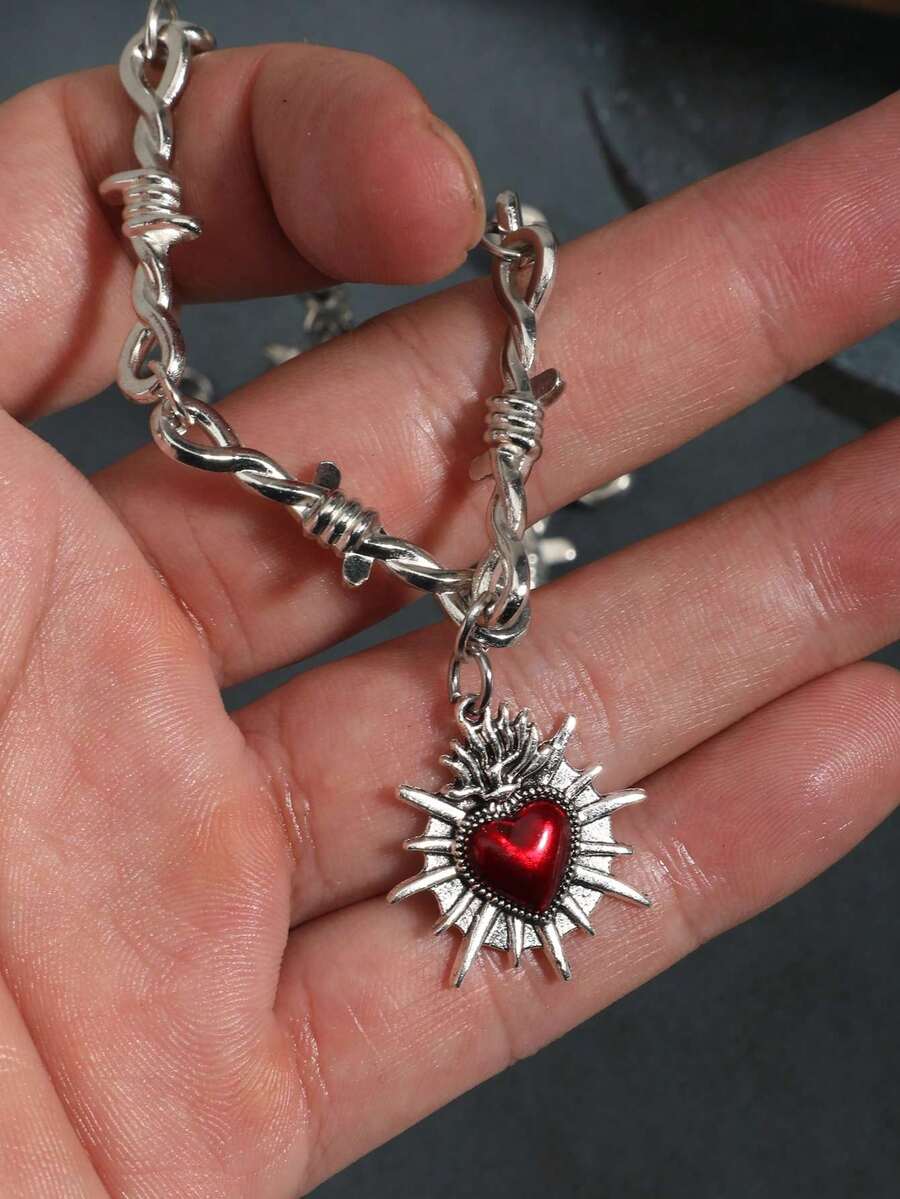 Colar Gothic Heart