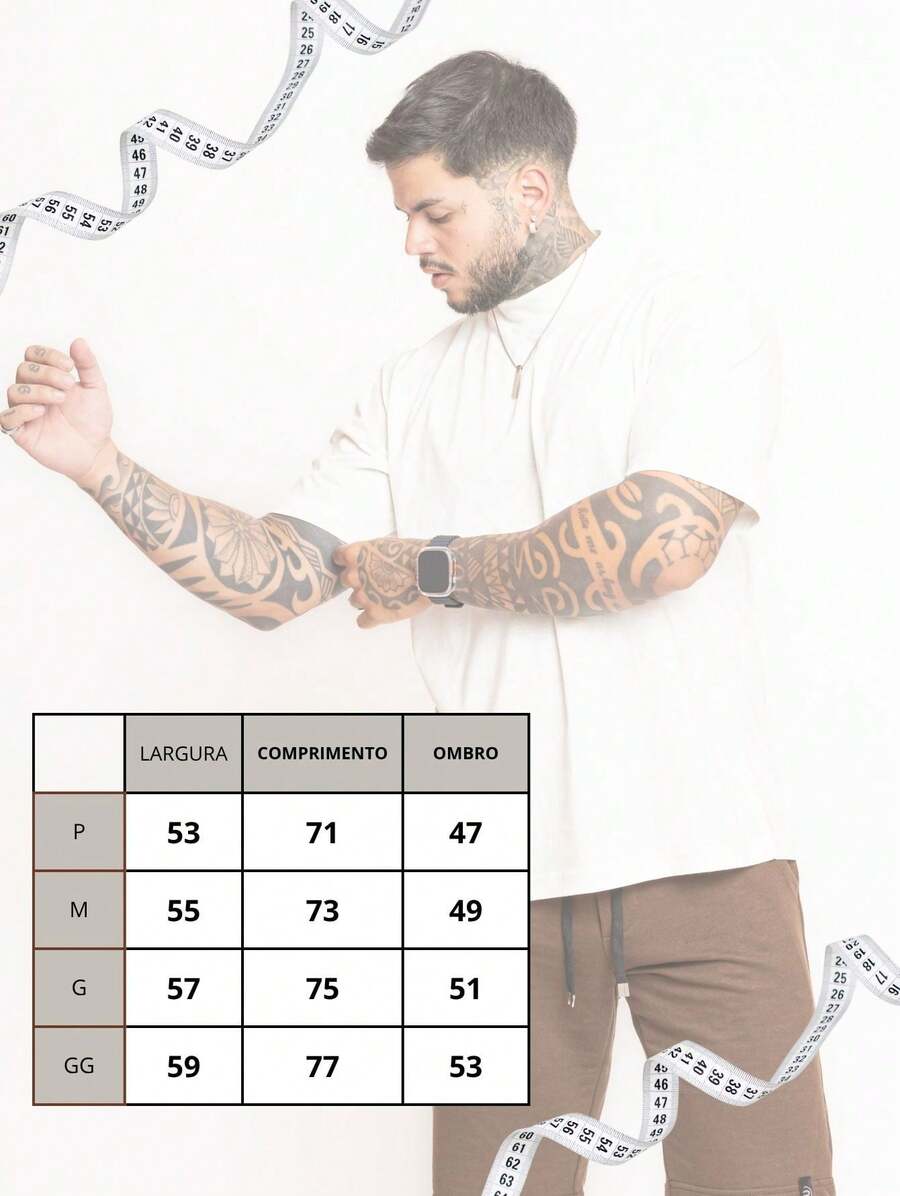 Kit Pavtros Oversized Street 5 Camisetas