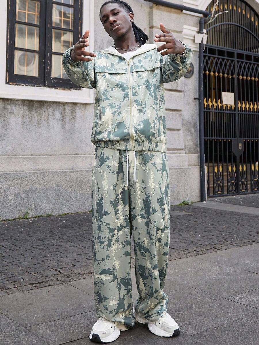 Conjunto Pavtros Studios Camo Full-Zip Tracksuit - foto 4