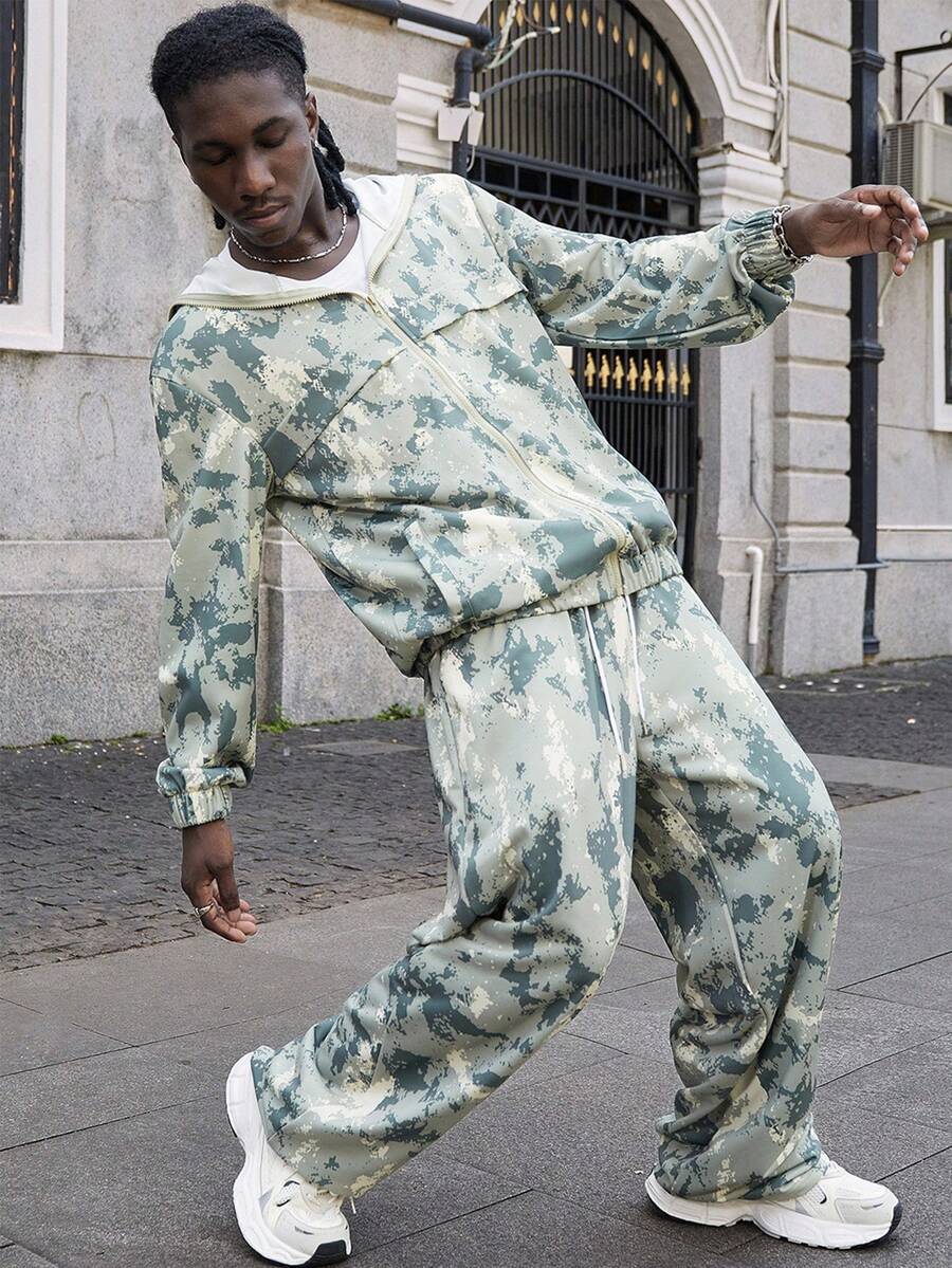 Conjunto Pavtros Studios Camo Full-Zip Tracksuit - foto 5