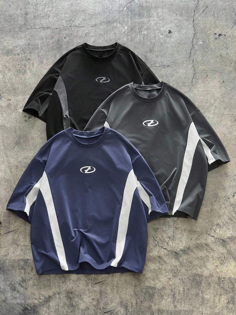 Kit Pavtros Color Block 3 Camisetas