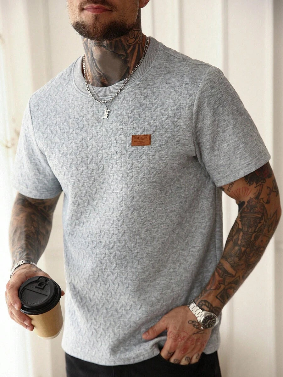 Camiseta Pavtros Jacquard Logotipo