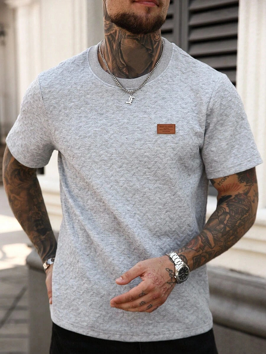 Camiseta Pavtros Jacquard Logotipo