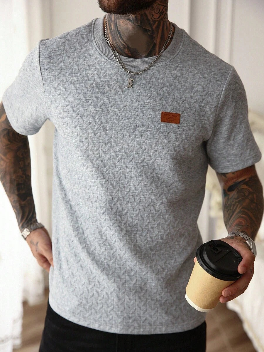 Camiseta Pavtros Jacquard Logotipo