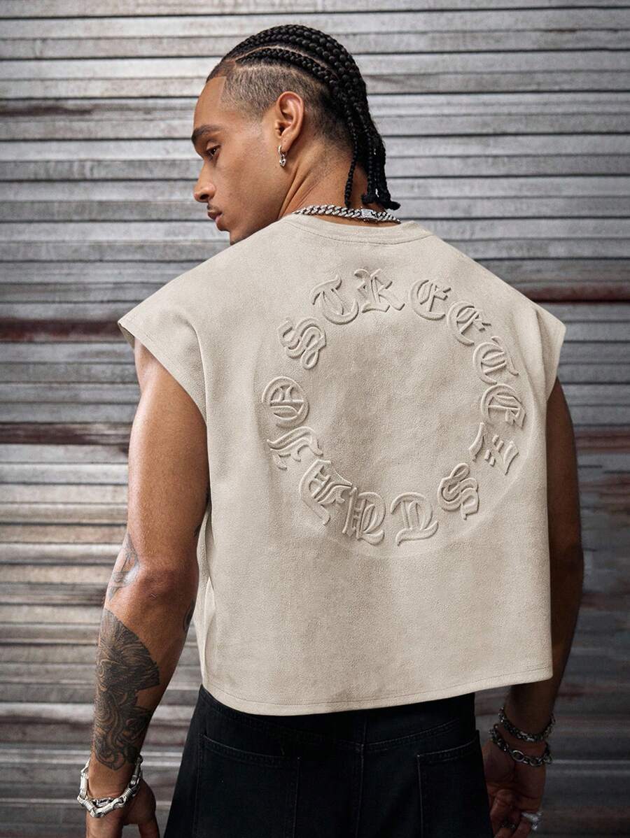 Regata Pavtros Studios Embossed Gothic Lettering Vest — Foto 6