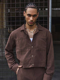 Conjunto Pavtros Studios Corduroy Overshirt Tracksuit