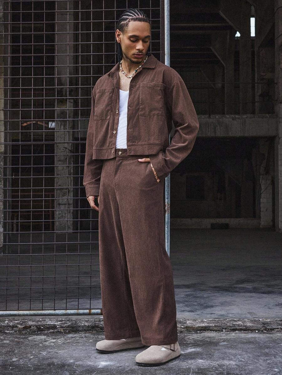 Conjunto Pavtros Studios Corduroy Overshirt Tracksuit - foto 1