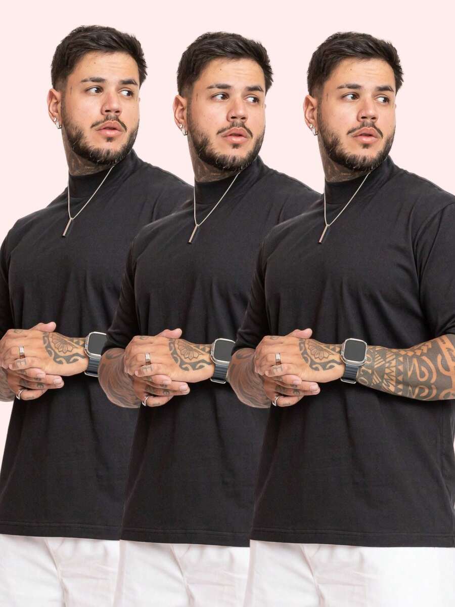Kit Pavtros Oversized Trap 3 Camisetas