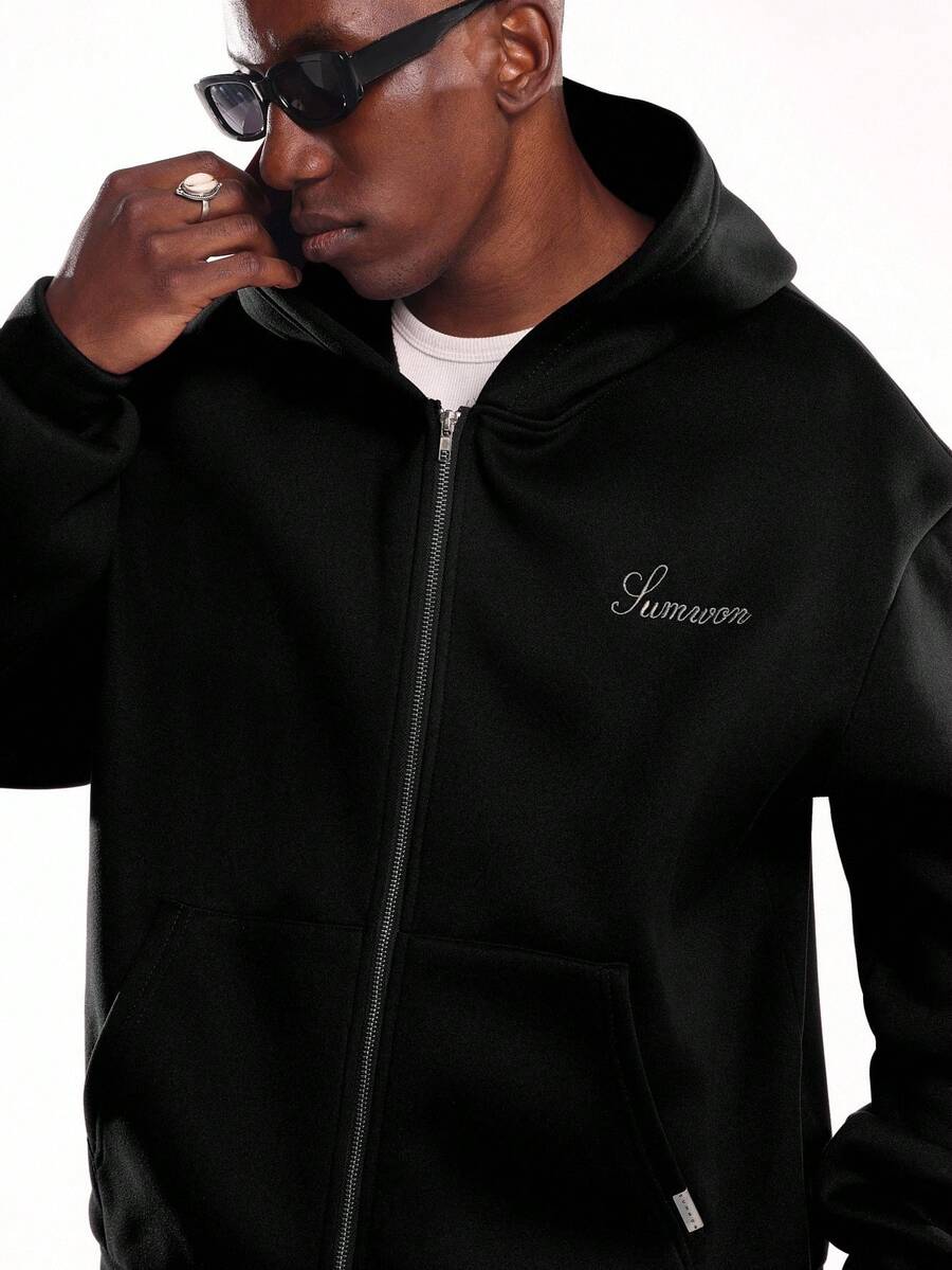 Moletom Pavtros Studios Script Zip Hoodie - foto 2
