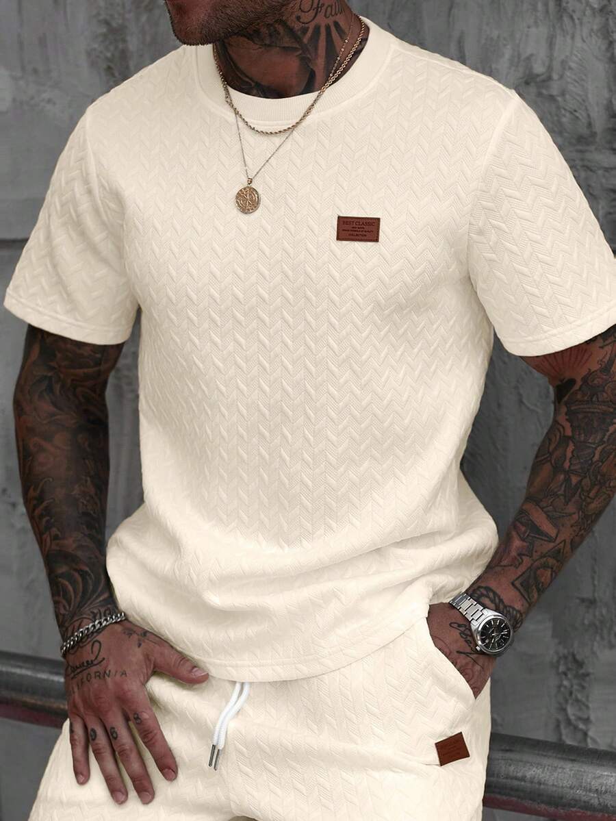 Camiseta Pavtros Jacquard Logotipo