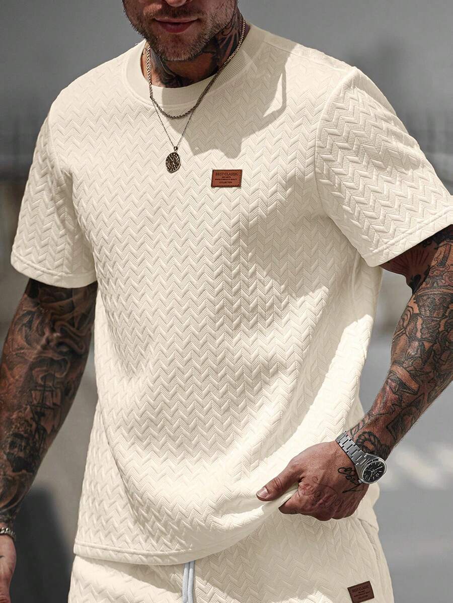 Camiseta Pavtros Jacquard Logotipo