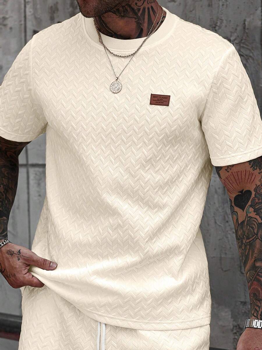 Camiseta Pavtros Jacquard Logotipo
