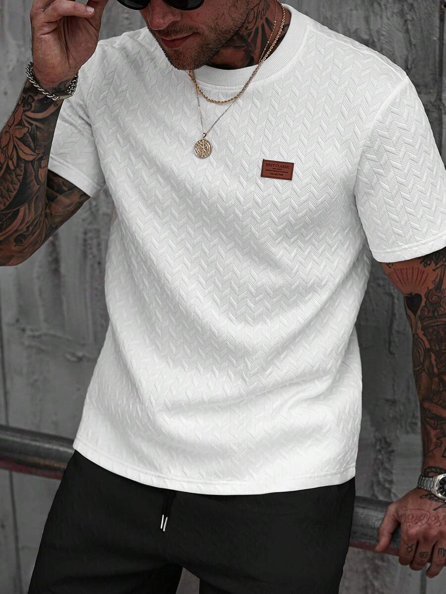 Camiseta Pavtros Jacquard Logotipo