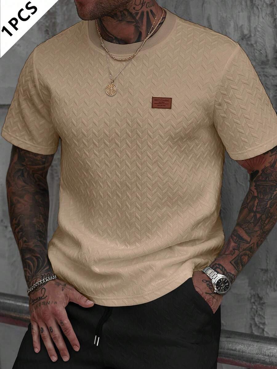 Camiseta Pavtros Jacquard Logotipo