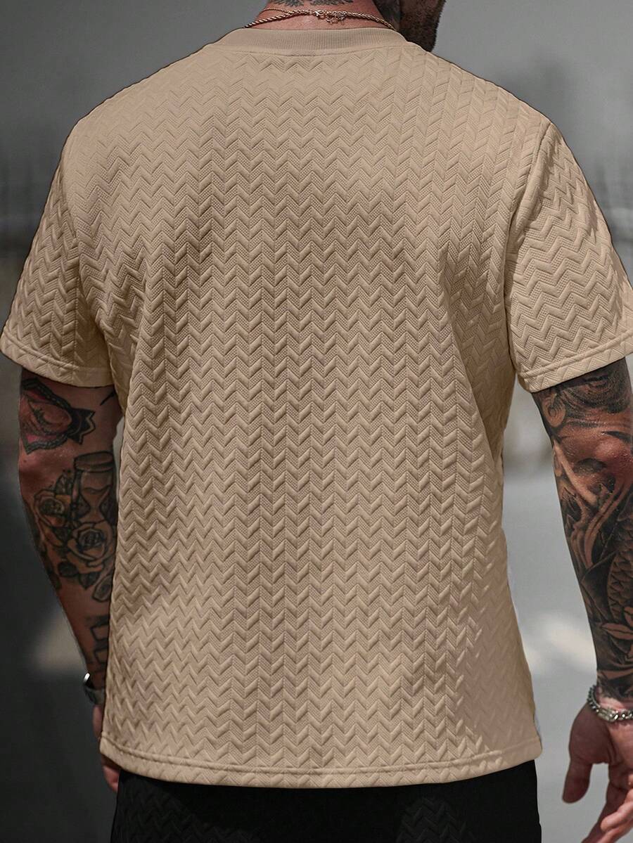 Camiseta Pavtros Jacquard Logotipo
