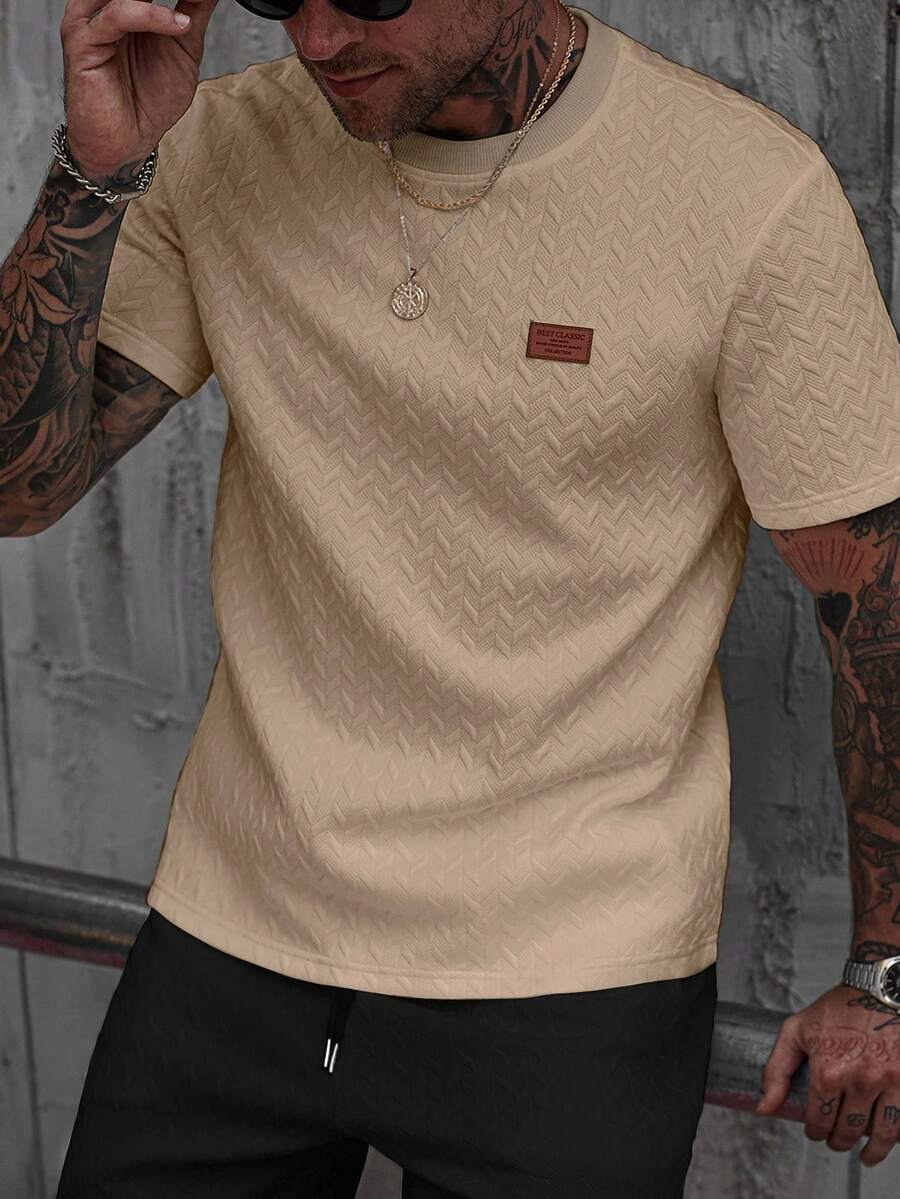 Camiseta Pavtros Jacquard Logotipo