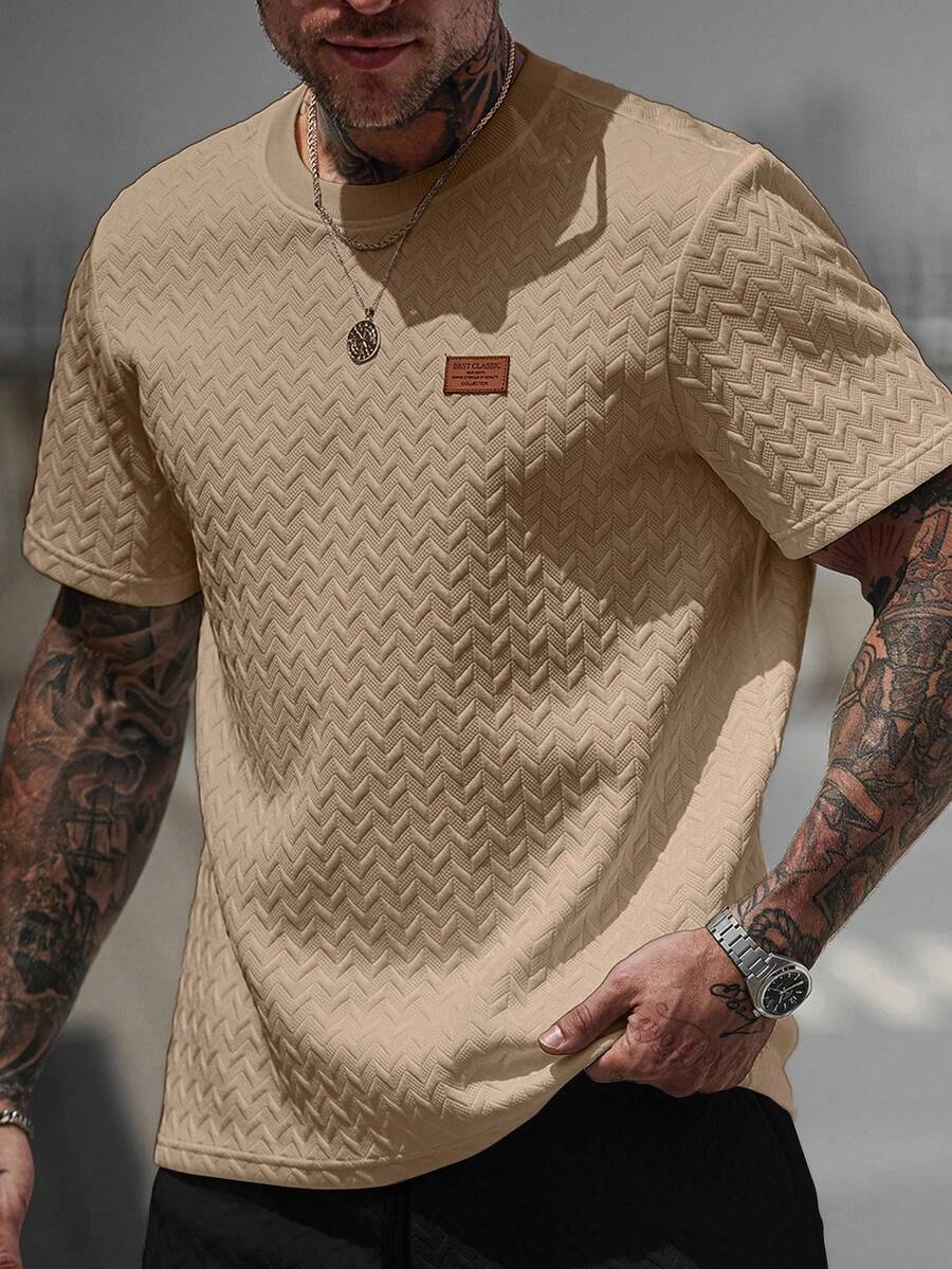 Camiseta Pavtros Jacquard Logotipo