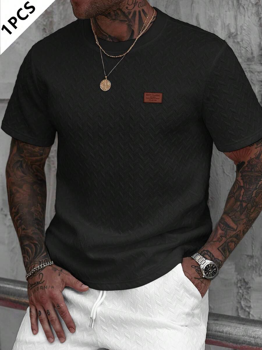 Camiseta Pavtros Jacquard Logotipo