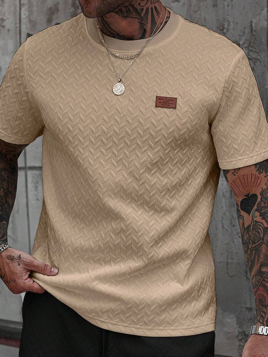 Camiseta Pavtros Jacquard Logotipo