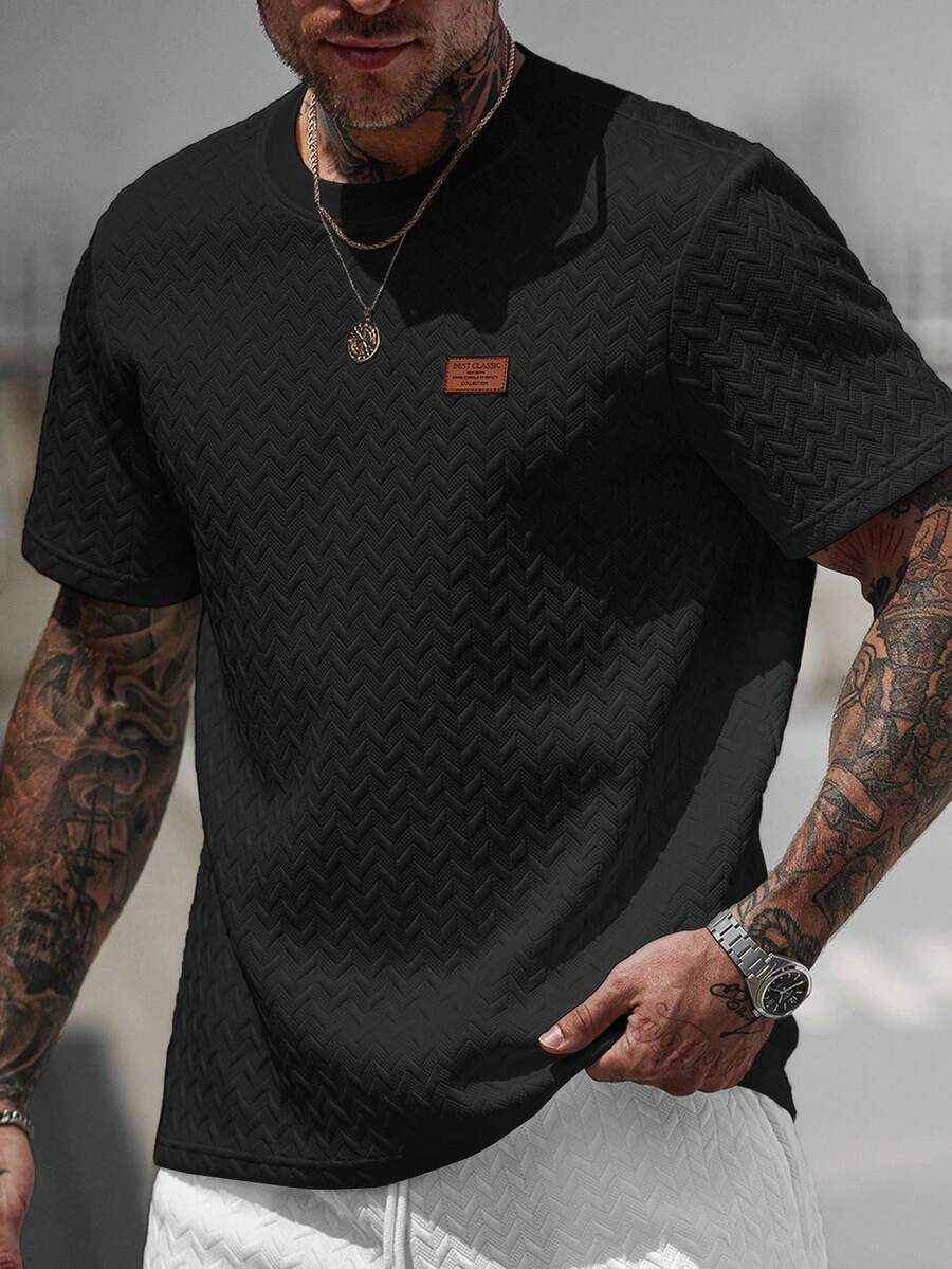 Camiseta Pavtros Jacquard Logotipo
