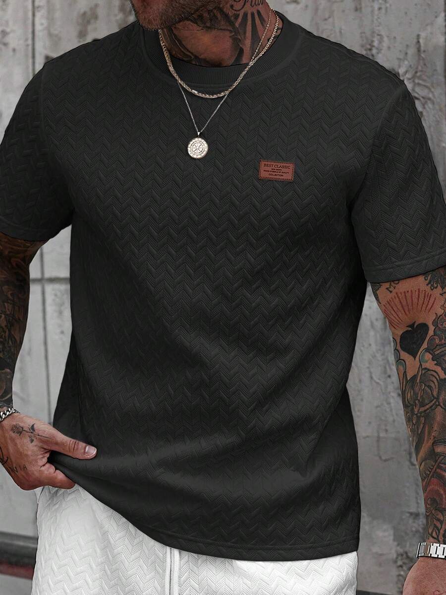 Camiseta Pavtros Jacquard Logotipo