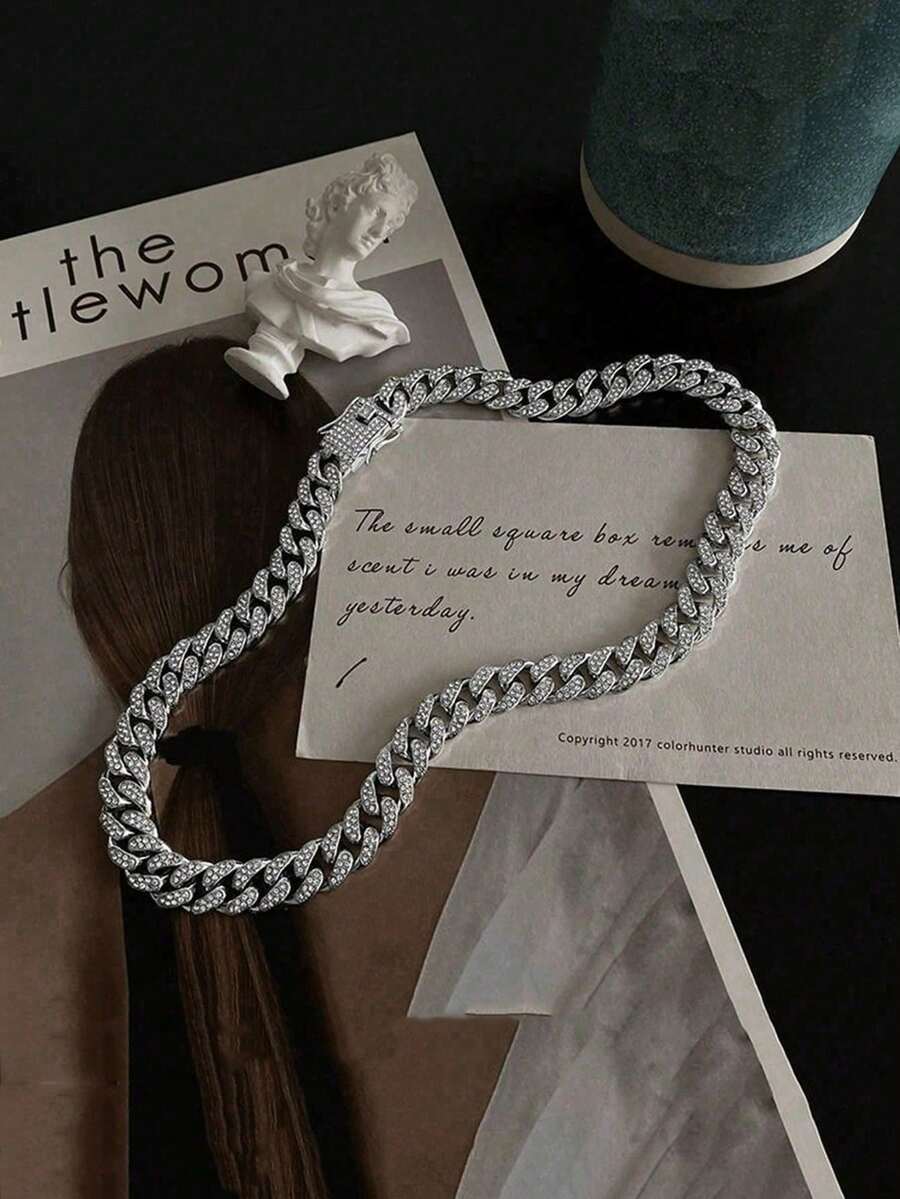 Conjunto Colar e Pulseira Diamond Cuban