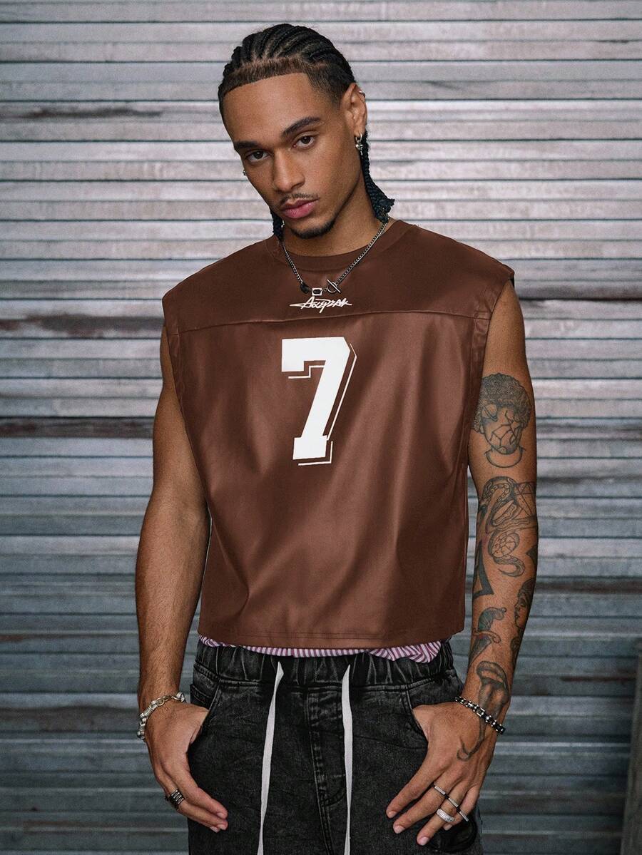 Regata Pavtros Studios Leather Football Jersey Vest — Foto 9