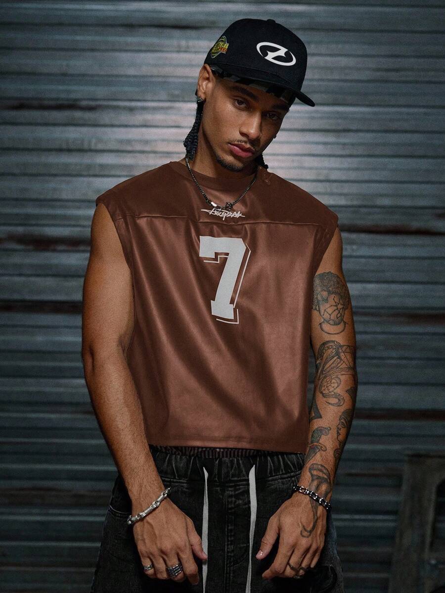 Regata Pavtros Studios Leather Football Jersey Vest — Foto 11