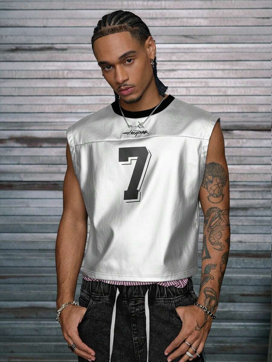 Regata Pavtros Studios Leather Football Jersey Vest — Foto 15