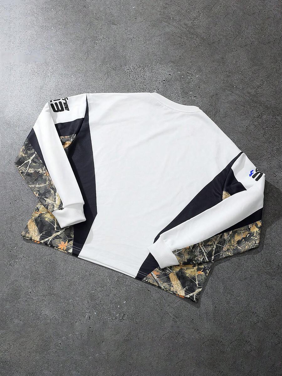 Moletom Pavtros Camuflado Colorblock