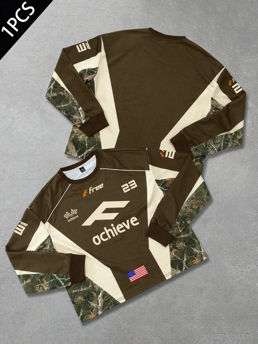 Moletom Masculino Camuflado Colorblock — Pavtros