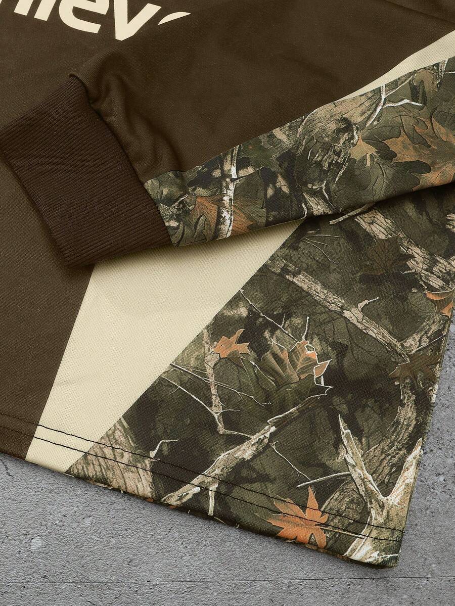 Moletom Pavtros Camuflado Colorblock