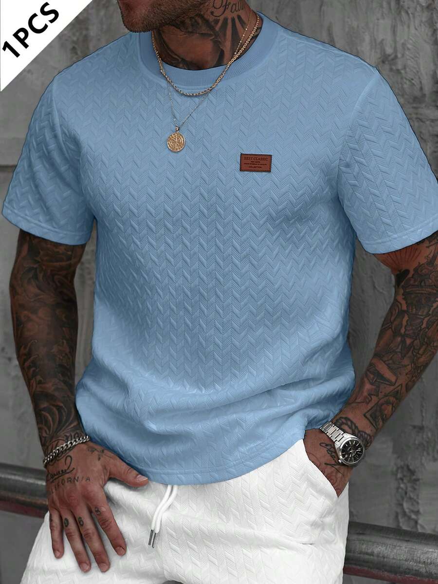 Camiseta Pavtros Jacquard Logotipo