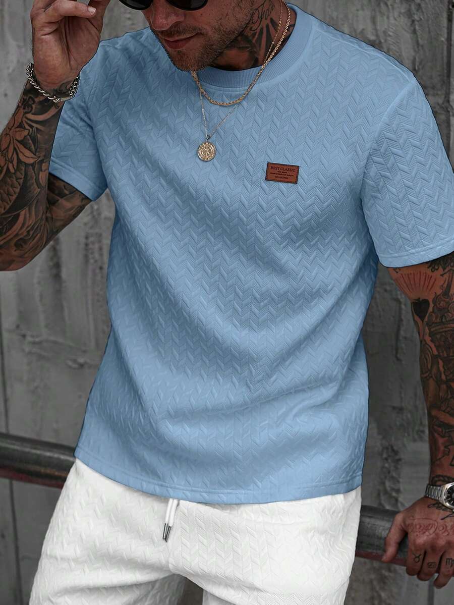 Camiseta Pavtros Jacquard Logotipo