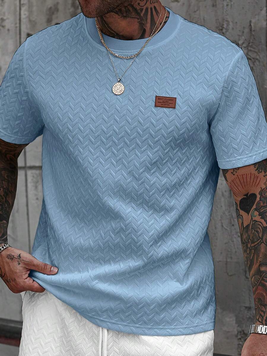Camiseta Pavtros Jacquard Logotipo