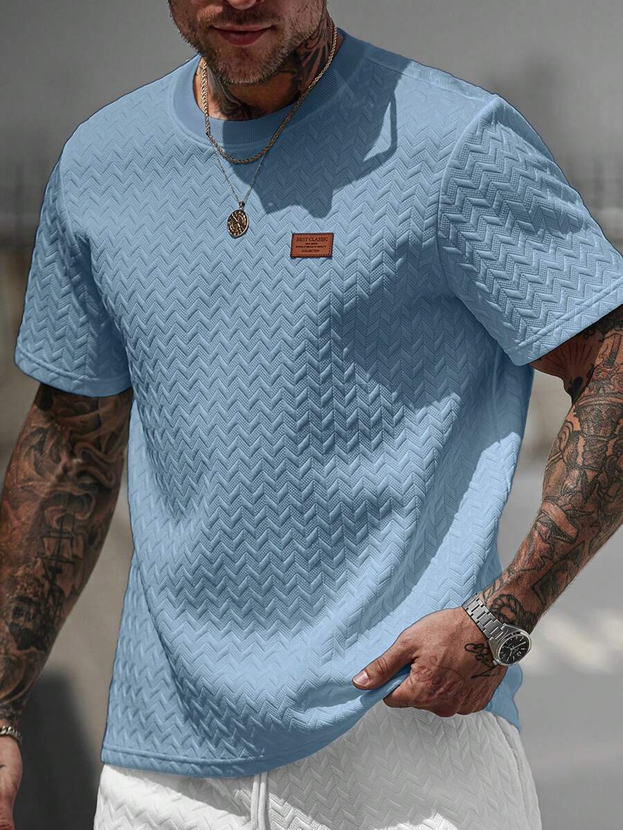 Camiseta Pavtros Jacquard Logotipo