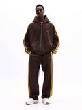 Conjunto Moletom Pavtros Studios Retro Stripe Tracksuit