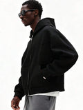 Moletom Pavtros Minimalist Zip-Up Heavyweight Hoodie