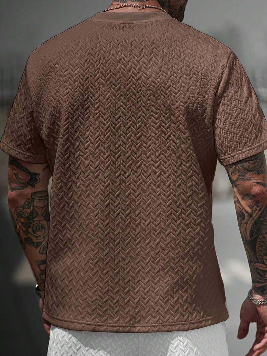 Camiseta Pavtros Jacquard Logotipo