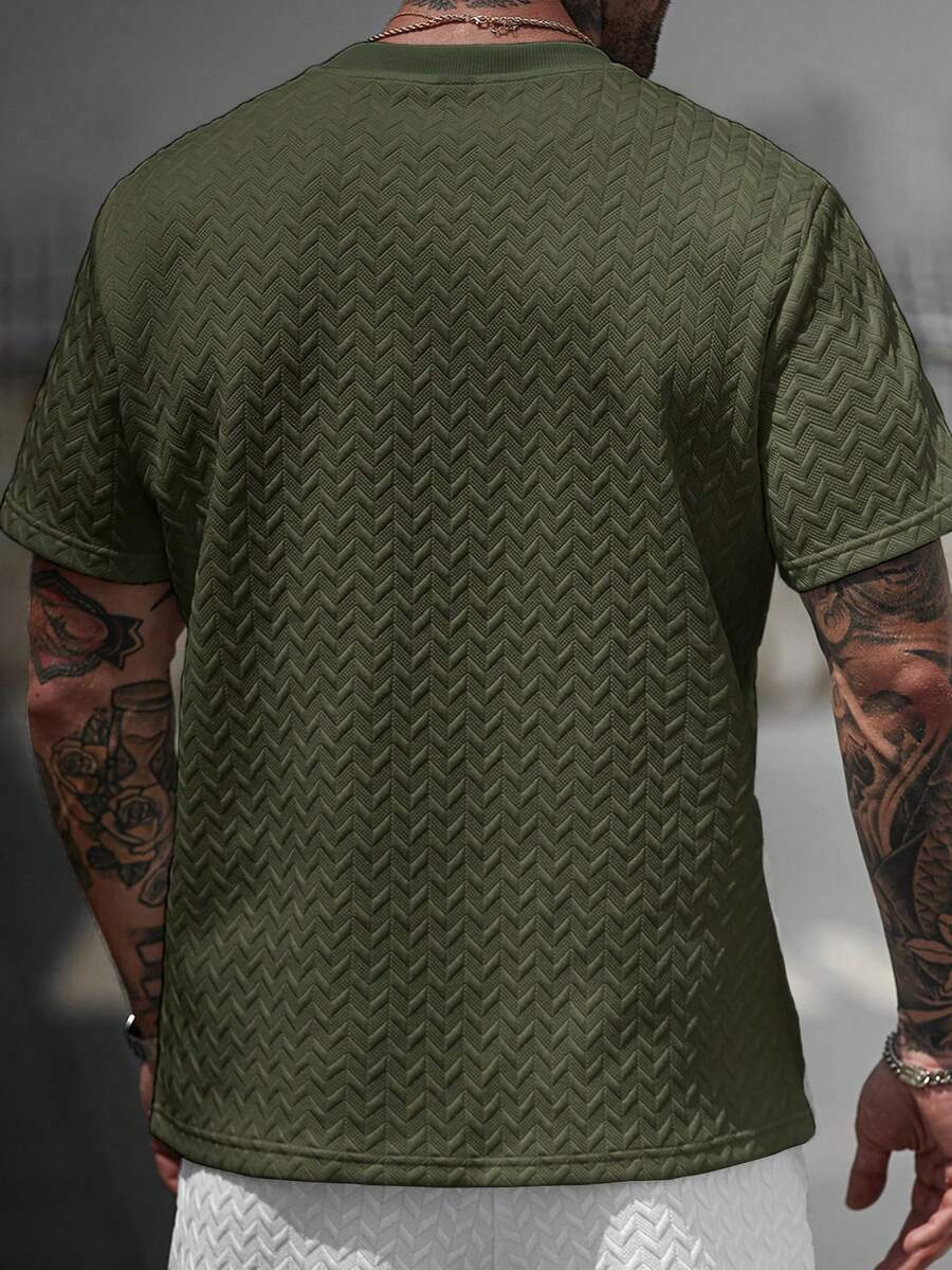 Camiseta Pavtros Jacquard Logotipo