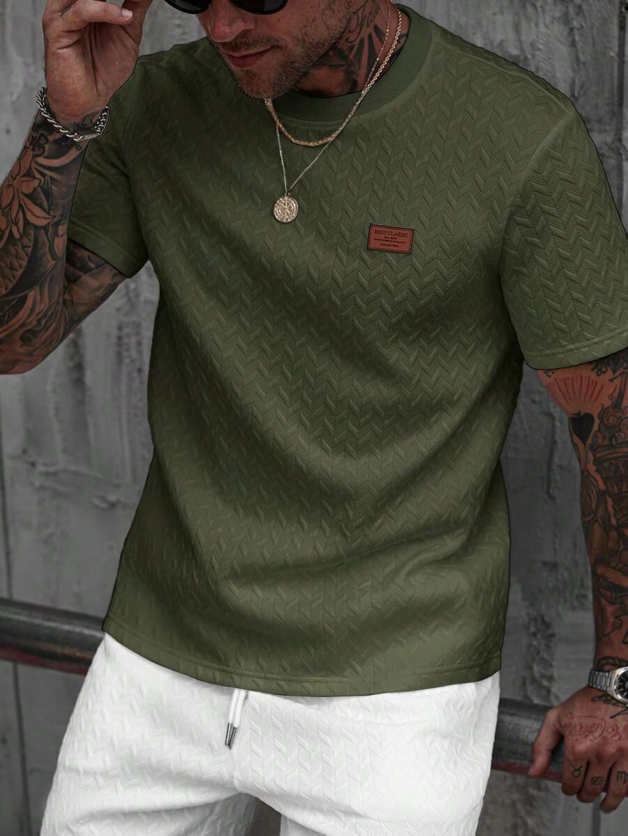 Camiseta Pavtros Jacquard Logotipo