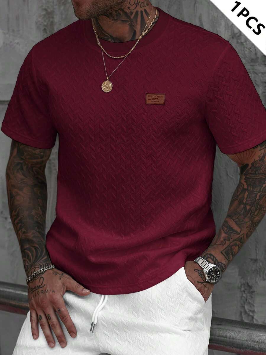 Camiseta Pavtros Jacquard Logotipo