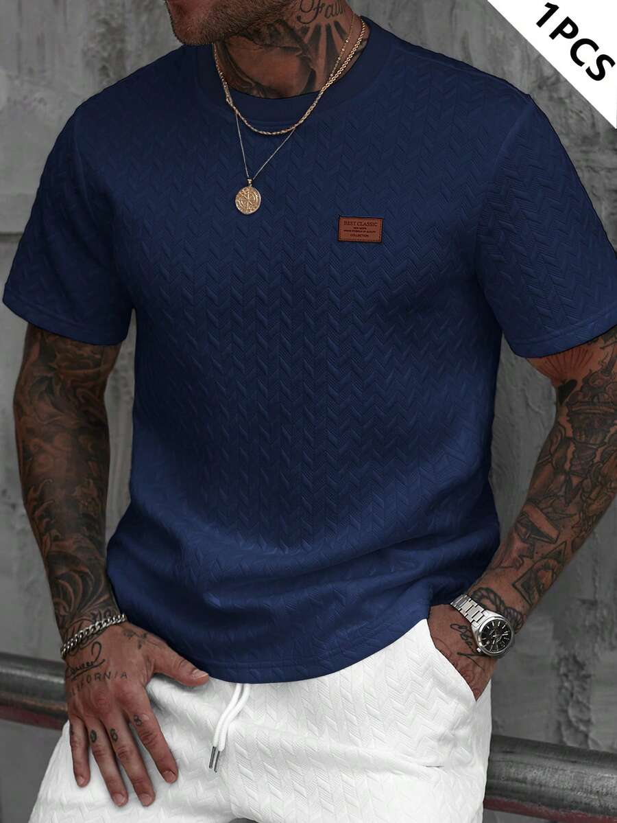 Camiseta Pavtros Jacquard Logotipo